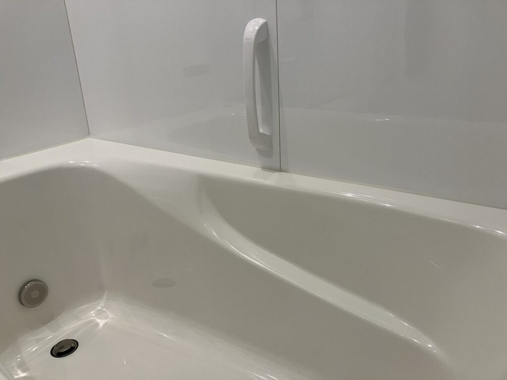 一条工務店の家の浴槽の中